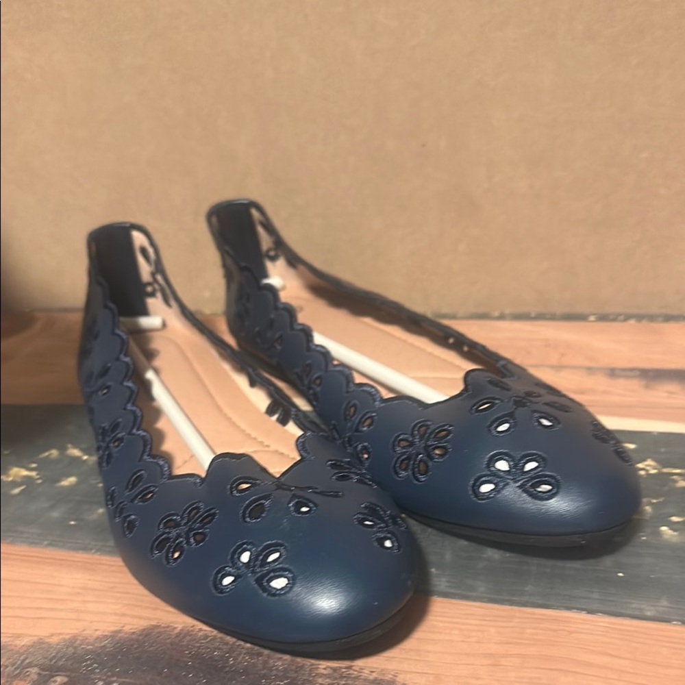 Blue Elegant Flats for Everyday Comfort